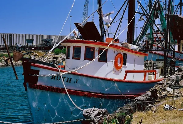 Garnalen Boten Aangemeerd Het Centrum Van Pensacola Pensacola Florida Verenigde — Stockfoto