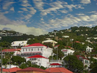 View of Charlotte Amalie, St.Thomas island, U.S.Virgin Islands