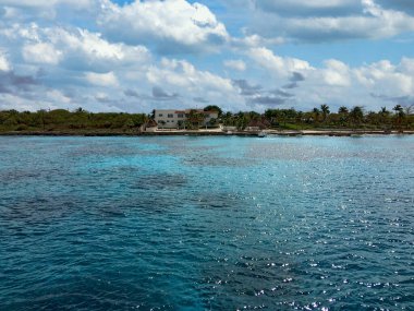 Cozumel, Meksika 'nın panoramik manzarası