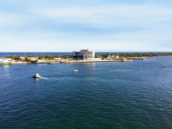 Vista Port Everglades Fort Lauderdale Florida — Foto de Stock
