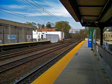 Greenwich, Connecticut 'taki Metro North tren istasyonu.