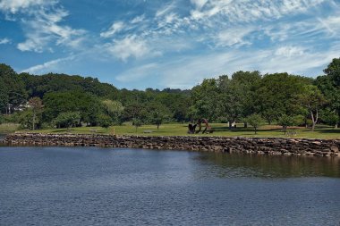 Greenwich Harbor, Connecticut 'taki Roger Sherman Baldwin Parkı