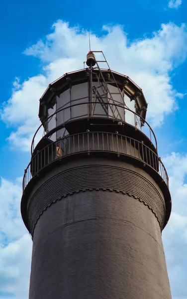 灯塔建于1859年 坐落在彭萨科拉海军航空站上 佛罗里达州彭萨科拉 — 图库照片