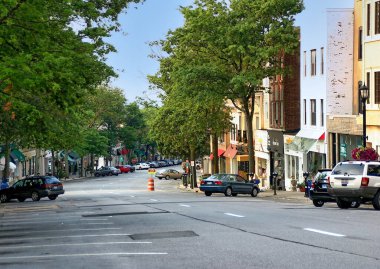 Greenwich Bulvarı 'nda alışveriş bölgesi Greenwich, Connecticut