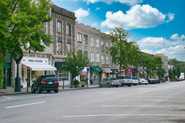 Greenwich Bulvarı 'nda alışveriş bölgesi Greenwich, Connecticut