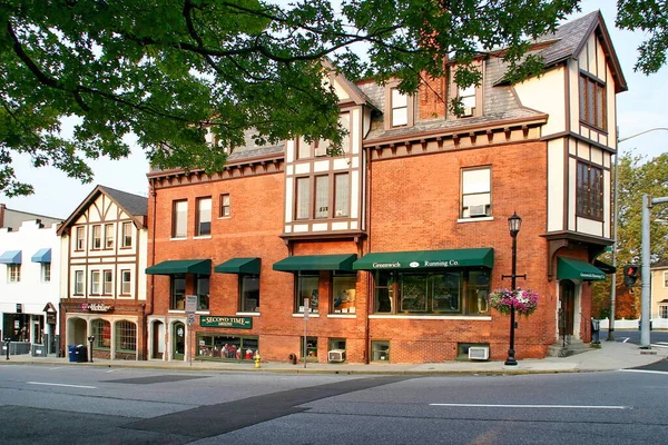 Greenwich Bulvarı 'nda alışveriş bölgesi Greenwich, Connecticut