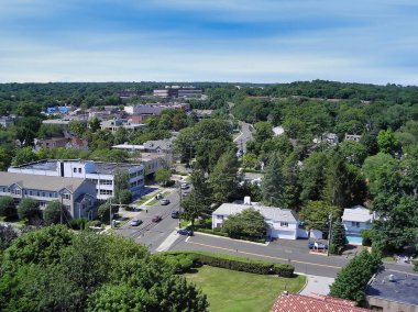 Stamford şehir merkezinin çeşitli iş yerleri ve konut binaları, Stamford, Connecticut