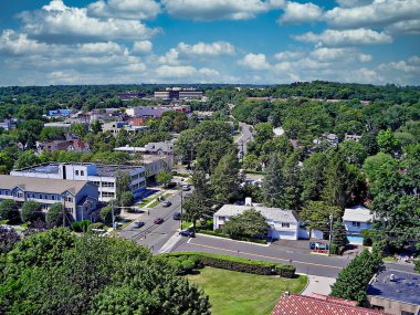 Stamford şehir merkezinin çeşitli iş yerleri ve konut binaları, Stamford, Connecticut