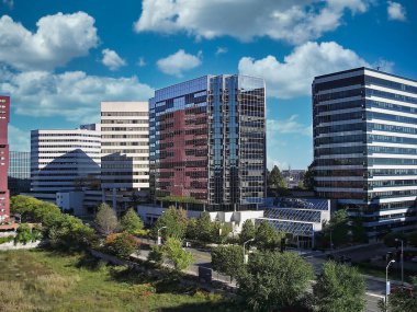 Stamford, Connecticut 'taki finans bölgesi.