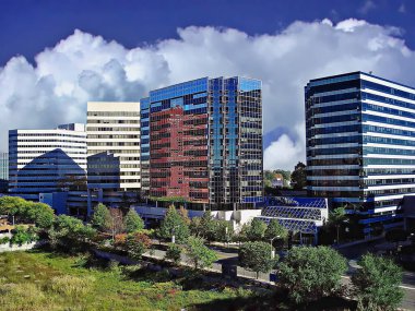 Stamford, Connecticut 'taki finans bölgesi.