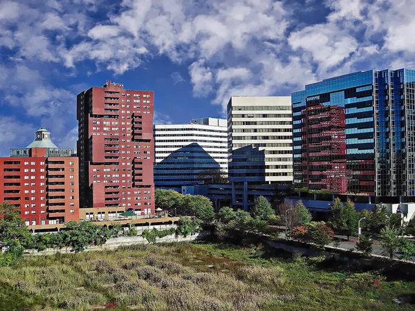 Stamford, Connecticut 'taki finans bölgesi.