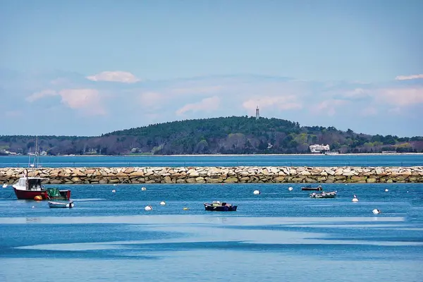 View Plymouth Bay Plymouth Massachusetts — Stock Photo, Image