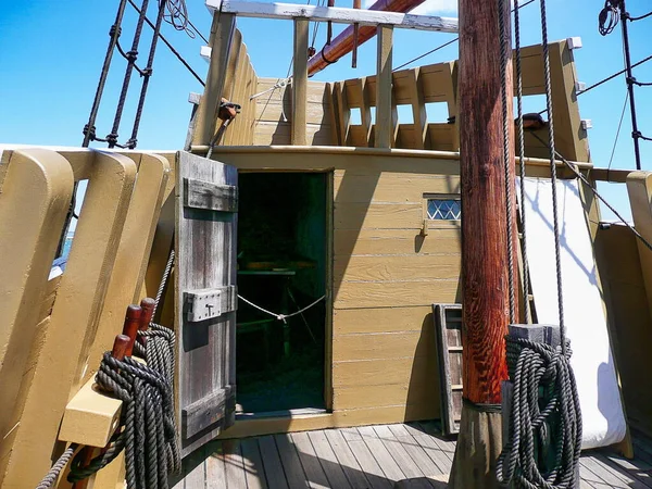 Палуба Каюта Mayflower — стоковое фото