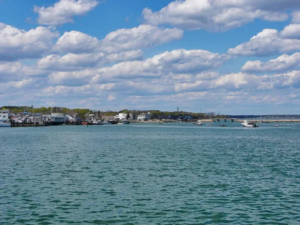 View Plymouth Bay Plymouth Massachusetts — Foto Stock