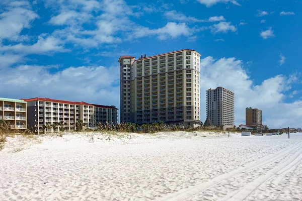 Condomínios Praia Pensacola Beach Florida — Fotografia de Stock