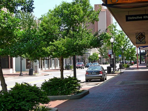 Uitzicht Palafox Street Winkels Het Centrum Van Pensacola Florida — Stockfoto