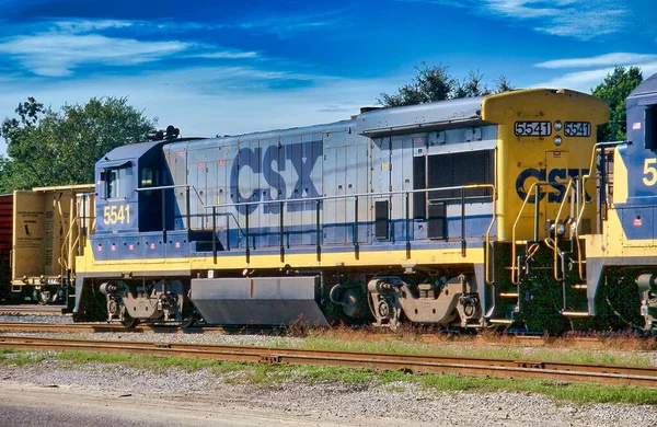 Diesel Locomotive 5541 Pensacola Csx Train Yard Pensacola Florida Usa — Stock Photo, Image