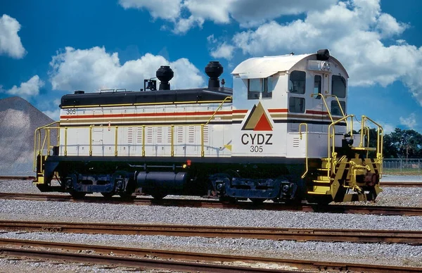 Locomotiva Diesel Cydc 305 Presso Cantiere Pensacola Csx Pensacola Florida — Foto Stock