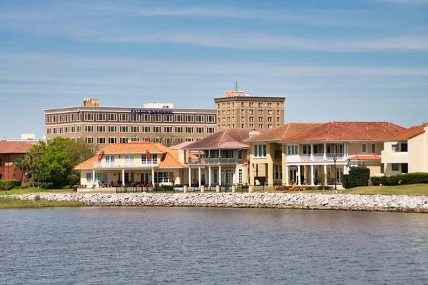 Veduta Della Baia Pensacola Del Distretto Finanziario Del Centro Pensacola — Foto Stock