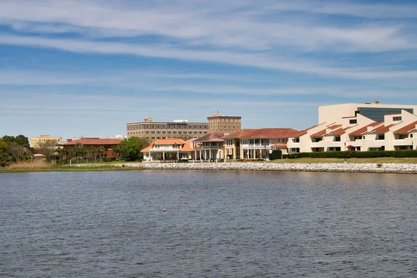 Blick Auf Die Pensacola Bay Und Das Finanzviertel Der Innenstadt — Stockfoto