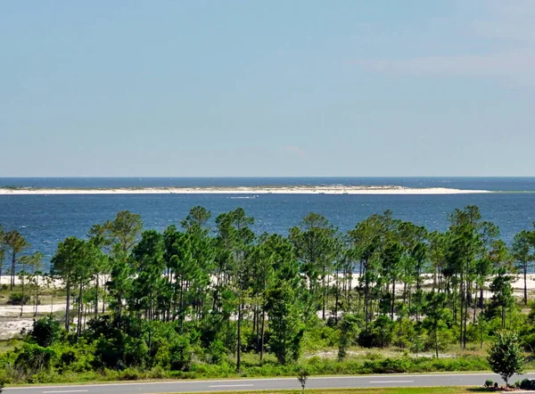 Mirando Desde Fort Barrancas Hacia Gulf Islands National Seashore Santa —  Fotos de Stock