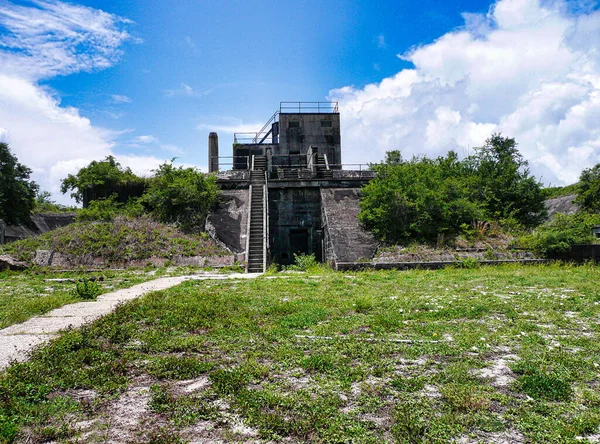 Une Vue Battery Worth Situé Bord Mer Nationale Des Îles — Photo