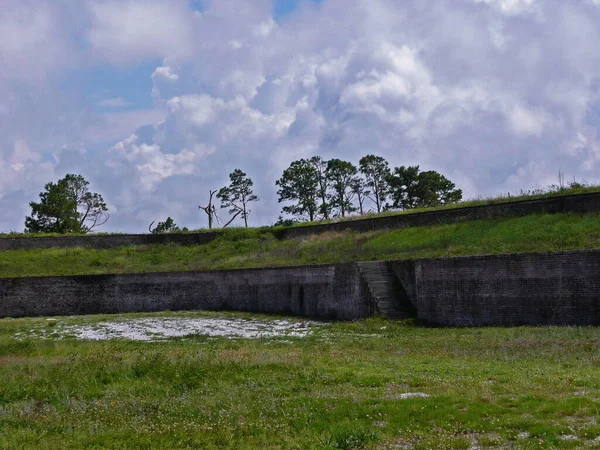 Tarihi Fort Pickens Körfez Adaları Ulusal Sahil Florida — Stok fotoğraf