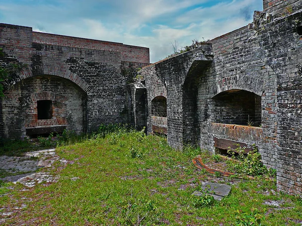 Ruines Fort Pickens Littoral National Des Îles Gulf Floride — Photo