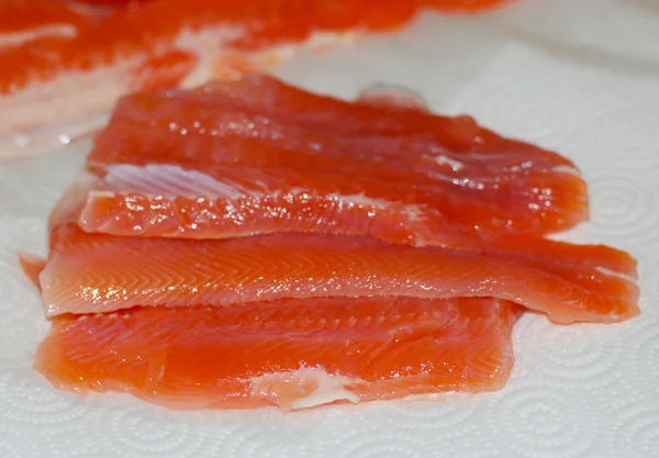 Fillet of rainbow trout — Stock Photo, Image