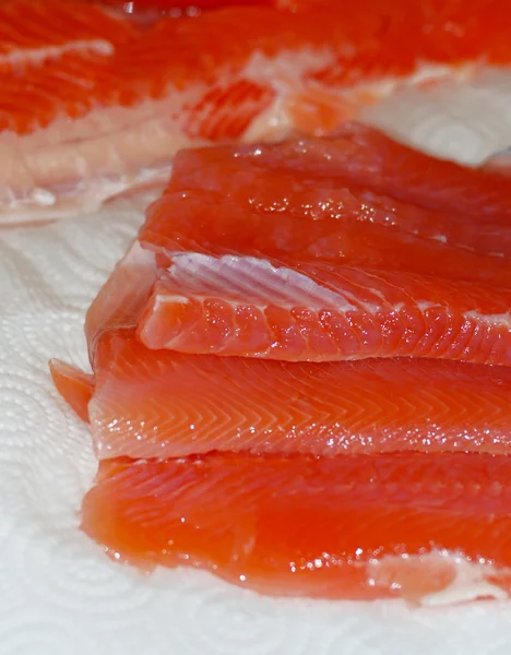 Fillet of rainbow trout — Stock Photo, Image