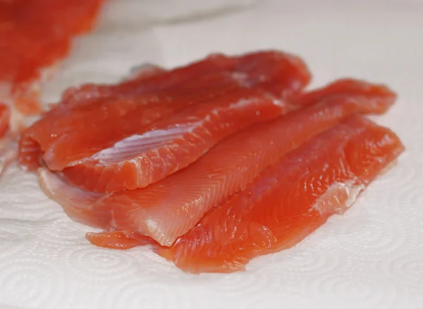 Fillet of rainbow trout — Stock Photo, Image