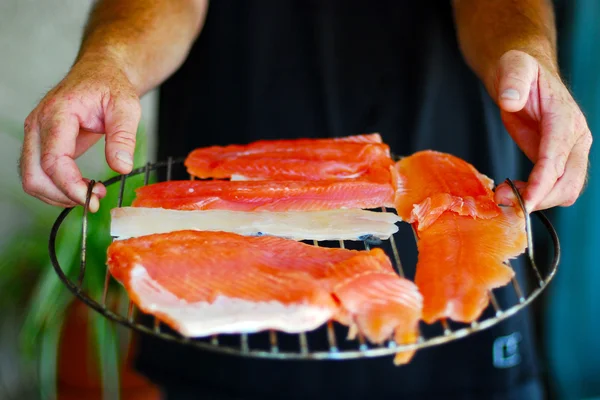 Fillet of rainbow trout — Stock Photo, Image