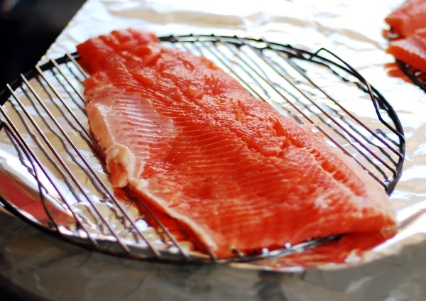 Fillet of rainbow trout — Stock Photo, Image