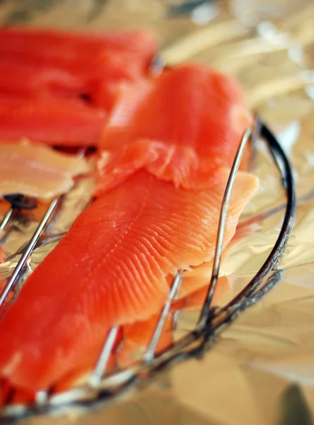 Fillet of rainbow trout — Stock Photo, Image