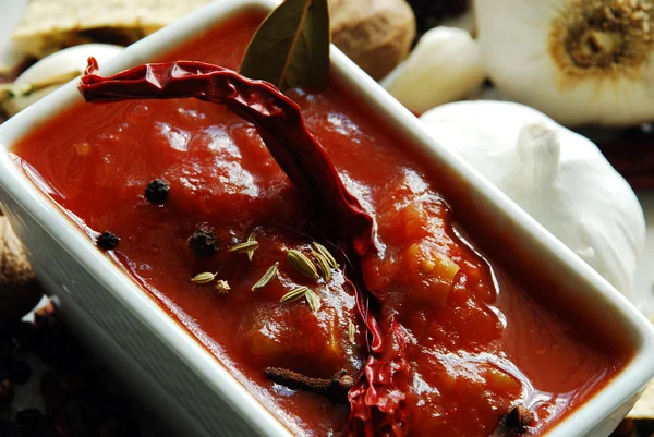 Salsa de tomate, salsa —  Fotos de Stock