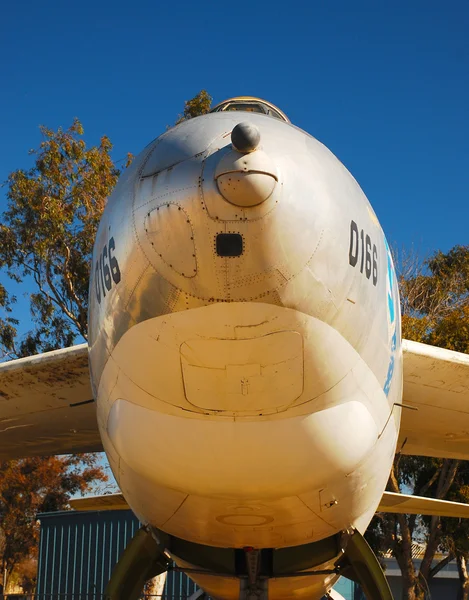 Old, airplane,airport, airfield. — Stock Photo, Image