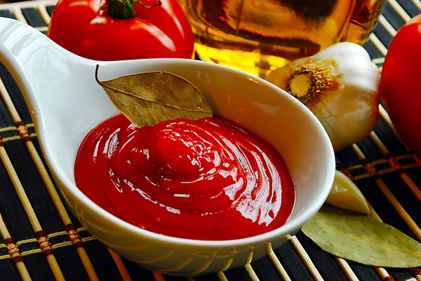 Tomatensaus. — Stockfoto