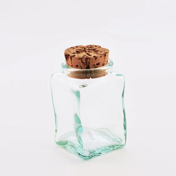 Empty, old, fashioned, glass, bottle — Stock Photo, Image