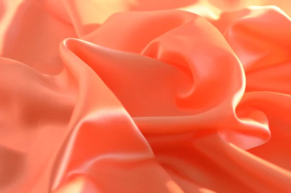 Peach silk background. — Stock Photo, Image