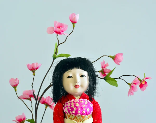 Japanska, geisha.doll. — Stockfoto