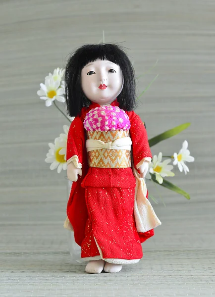 日本人，geisha.doll. — 图库照片