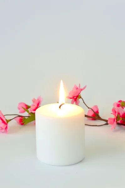 Burning candle — Stock Photo, Image