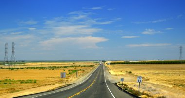 ağaç yol valley california çöl.