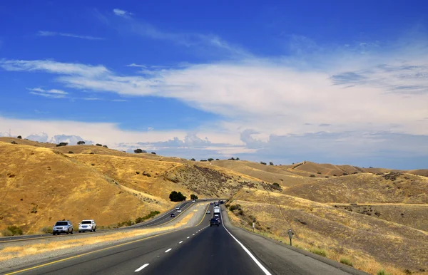 Tree Road Valley désert Californie . — Photo