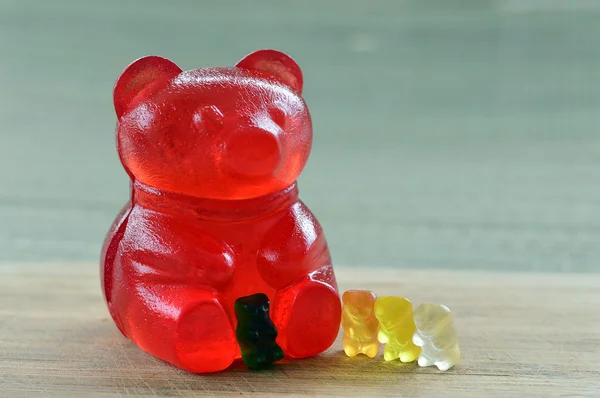 Giant gummy bear. — Stock Photo, Image