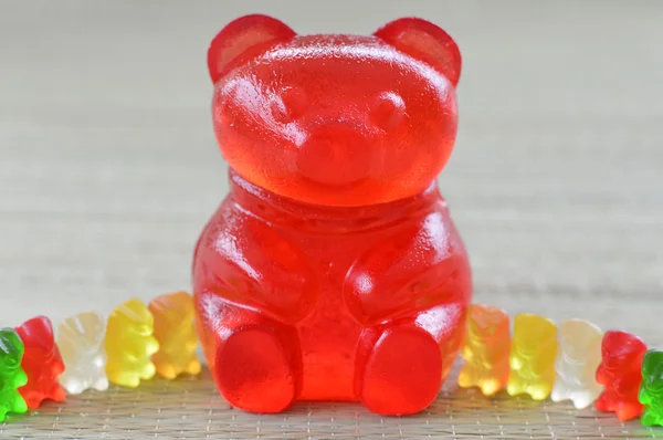 Gigant gummy bear. — Zdjęcie stockowe