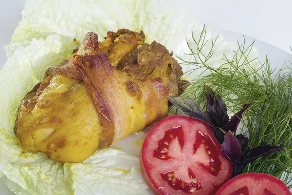 Rotolo di pollo — Foto Stock