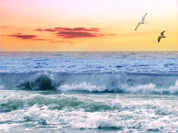 바다 파도 풍경 — 스톡 사진