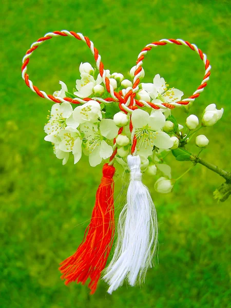 Martisor - Roemeense symbool van het begin van de lente. — Stockfoto