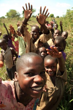 Yerel çocuk - uganda, Afrika